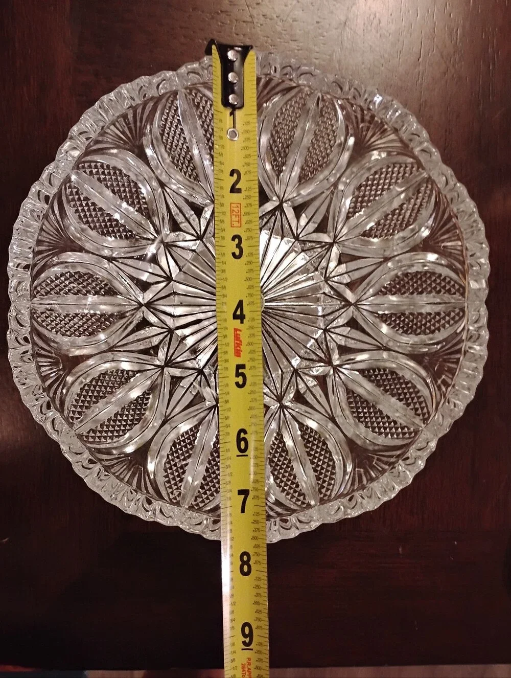 Vintage Hoya Crystal Serving Bowl